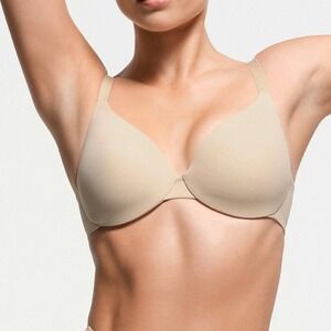 SKIMS Smoothing Intimates Full Coverage Lightly Lined Bra Clay Size 38DDD NWT